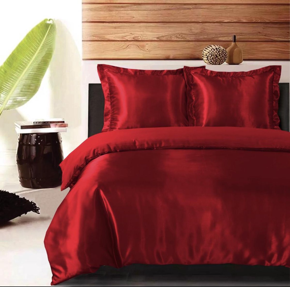 Princessdekbedovertrek Glans Satijn +2 kussenslopen