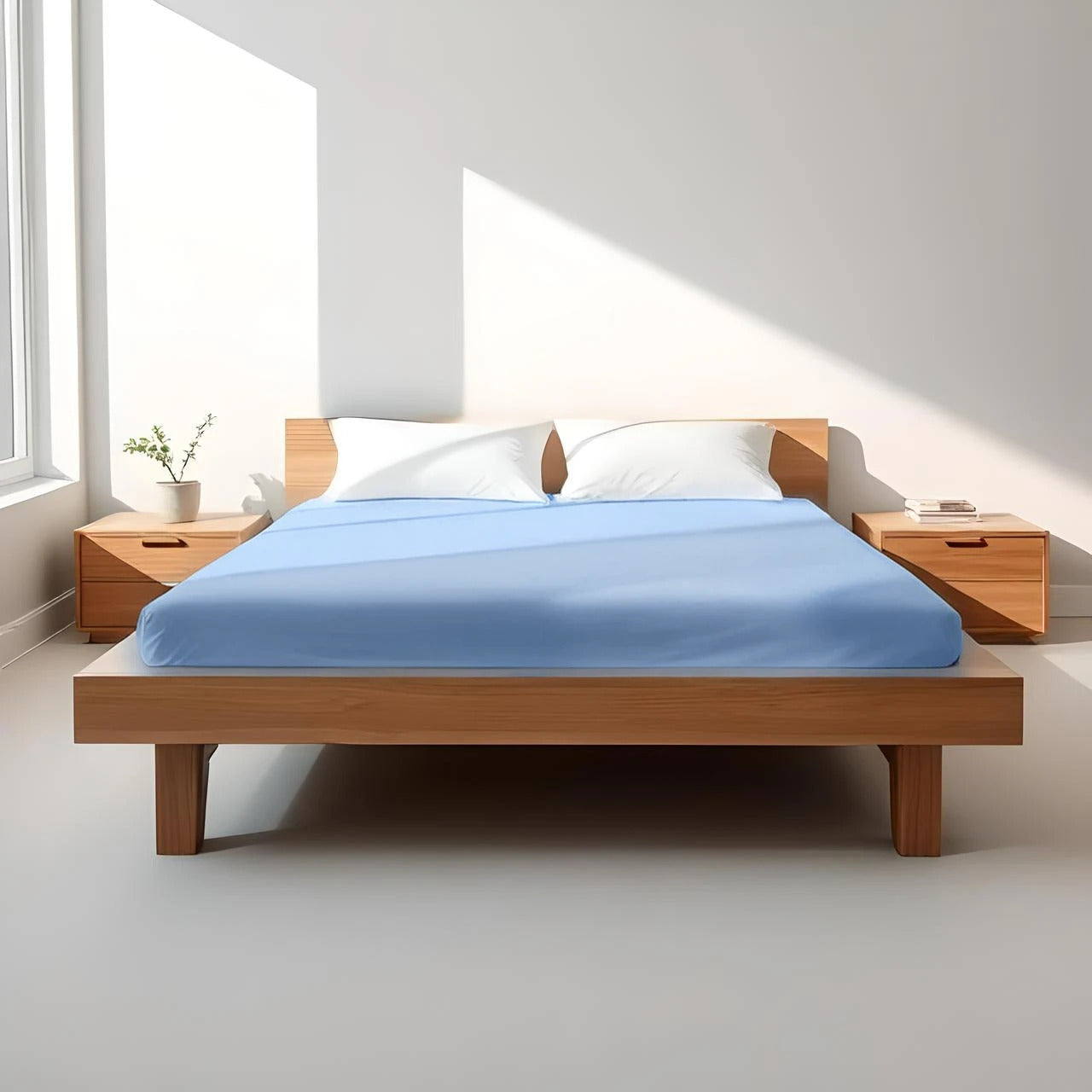 Princess Line - Comfortabel Ultra Soft-Hoeslaken Blauw