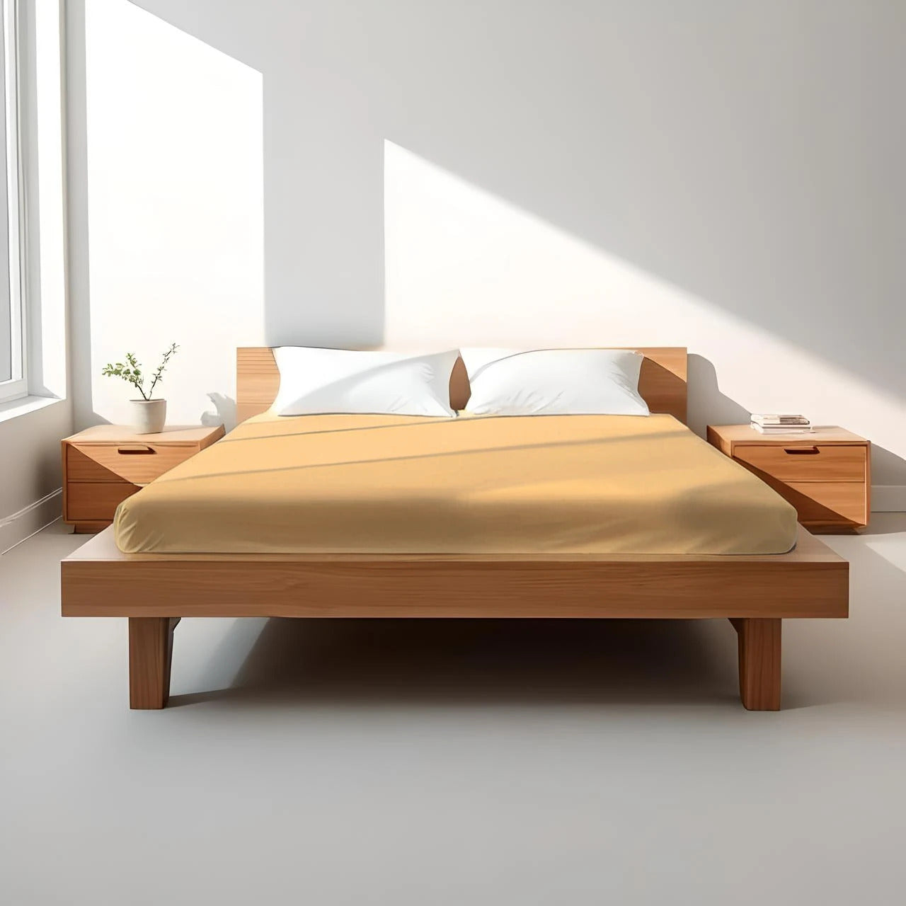 Princess Line - Comfortabel Ultra Soft Hoeslaken Okergeel