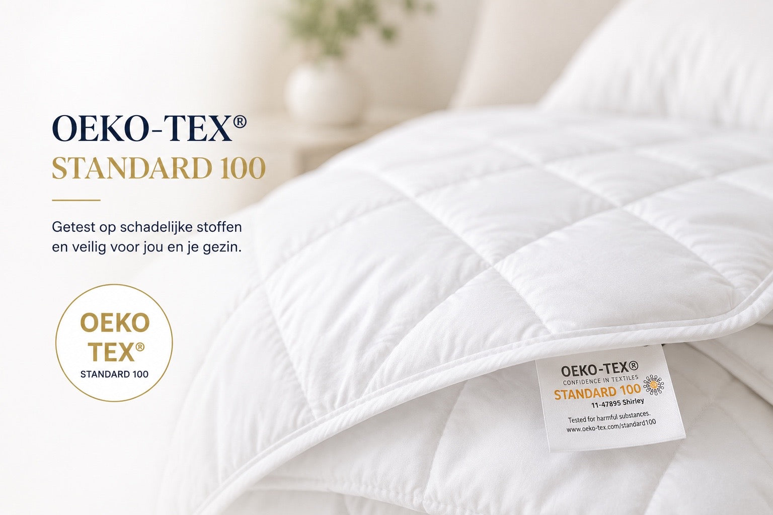 Princess Dekbedden UltraSOFT Zomerdekbed Extra Lang - Micropercal - Anti-allergisch - Wasbaar - Wit