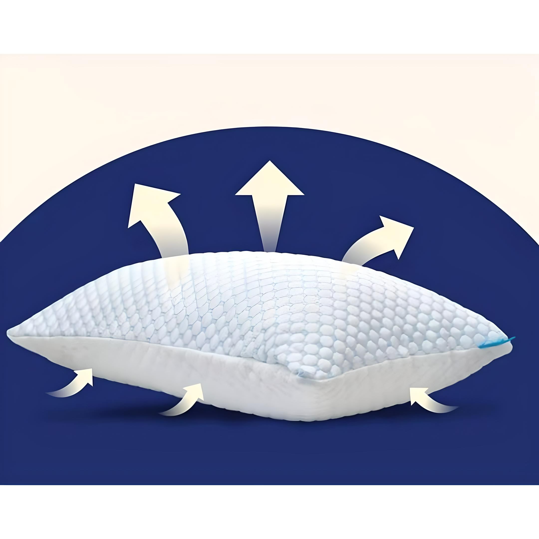 Princess Line Hoofdkussen – Versnipperd Traagschuim – Verkoelende Technologie