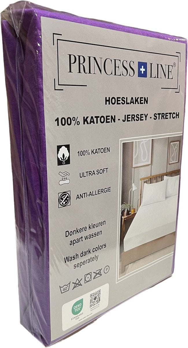 Princess Line - Comfortabel Ultra Soft Hoeslaken Paars