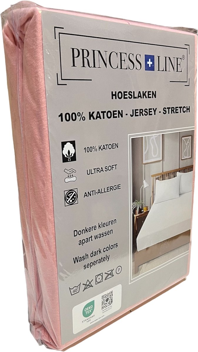 Princess Line - Comfortabel Ultra Soft Hoeslaken Licht Roze