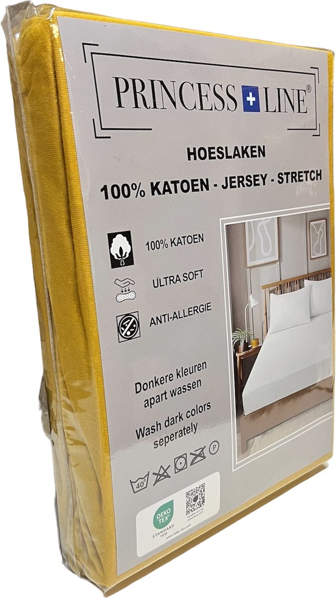 Princess Line - Comfortabel Ultra Soft Hoeslaken Okergeel