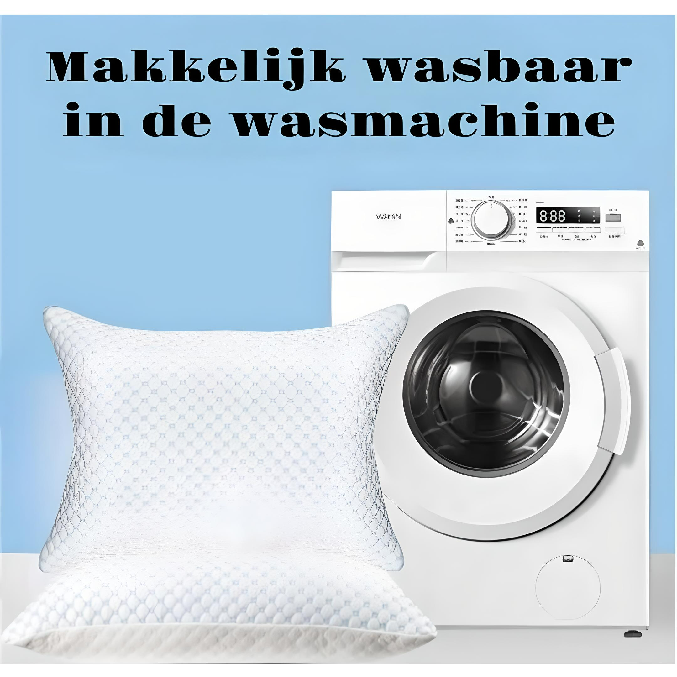 Princess Line Hoofdkussen – Versnipperd Traagschuim – Verkoelende Technologie