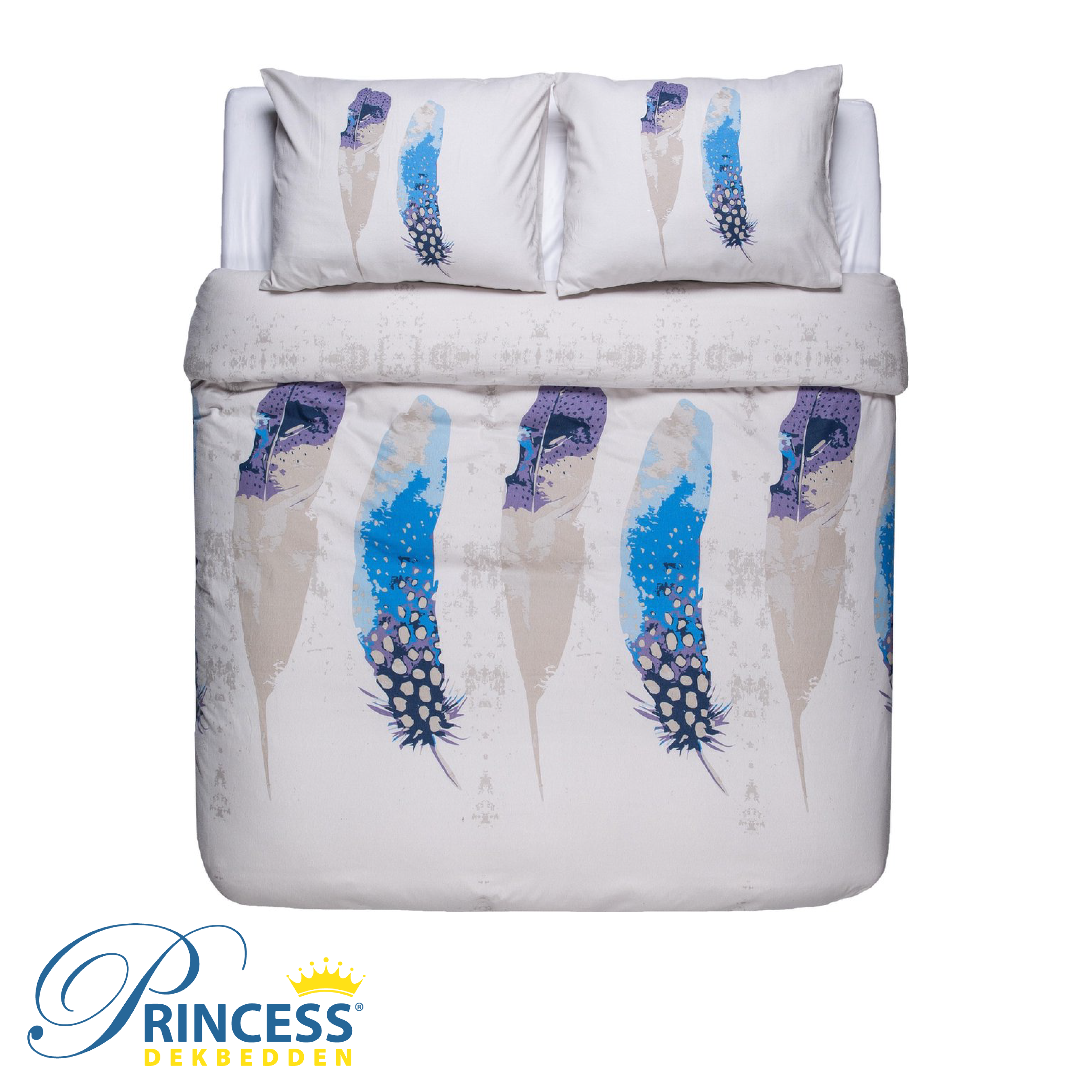 Ambianzz Bedding - Peacock Feathers Flanel Dekbedovertrek
