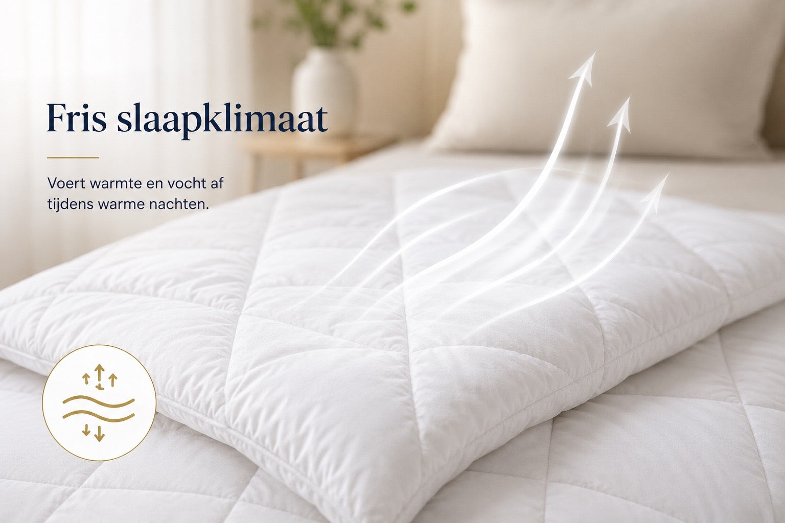 Princess Dekbedden UltraSOFT Zomerdekbed Extra Lang - Micropercal - Anti-allergisch - Wasbaar - Wit