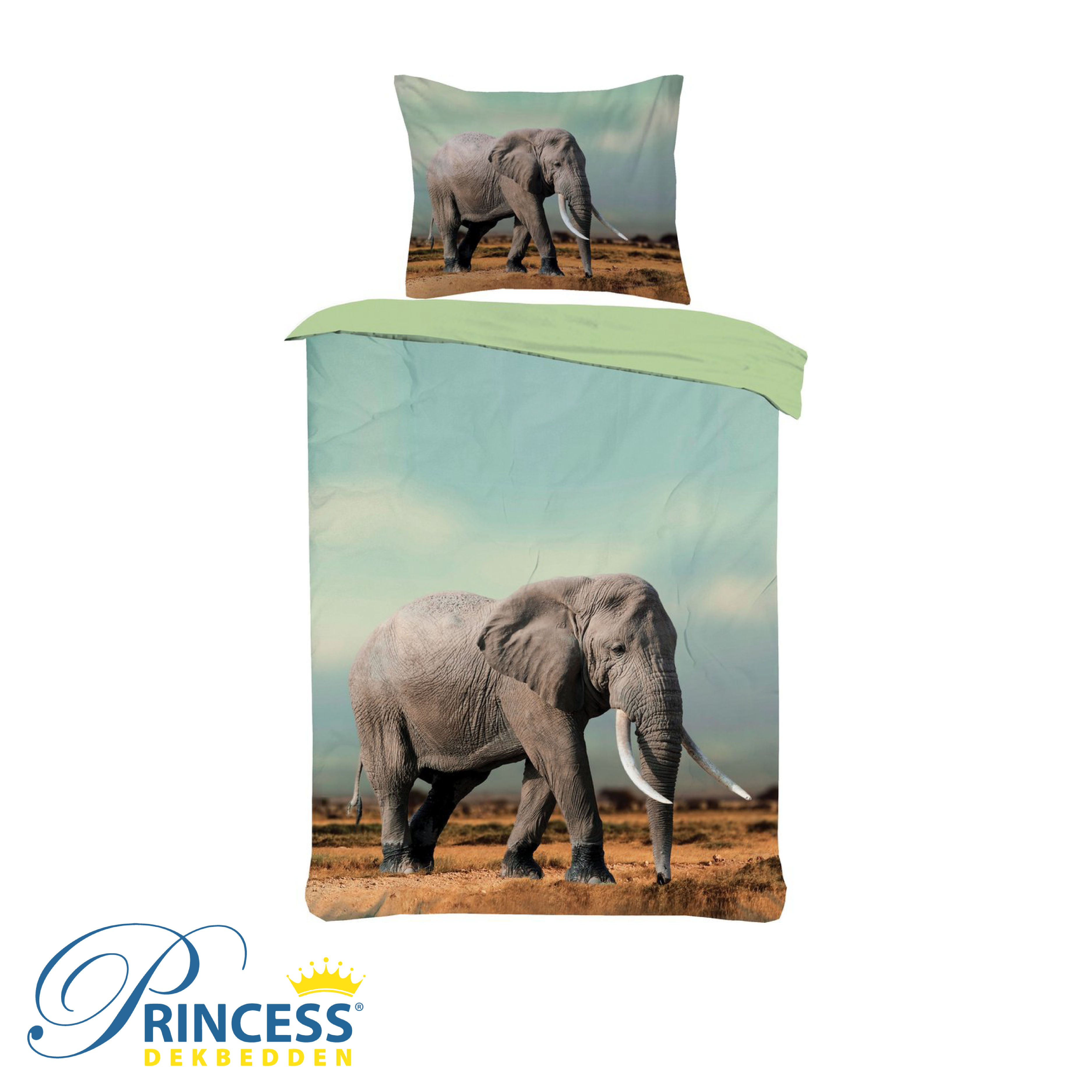 Dekbedovertrek Grote Olifant