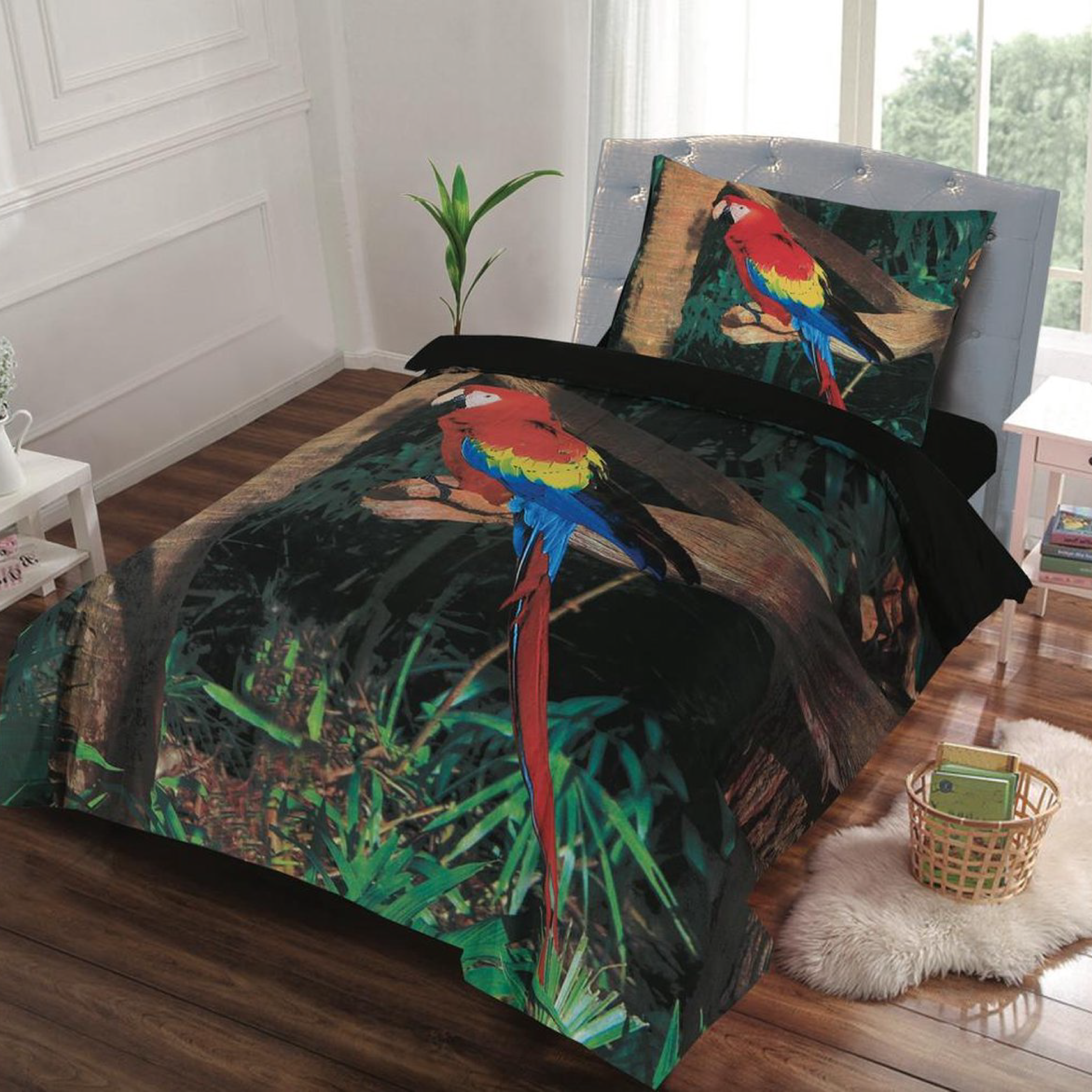 Dekbedovertrek Set Papegaai