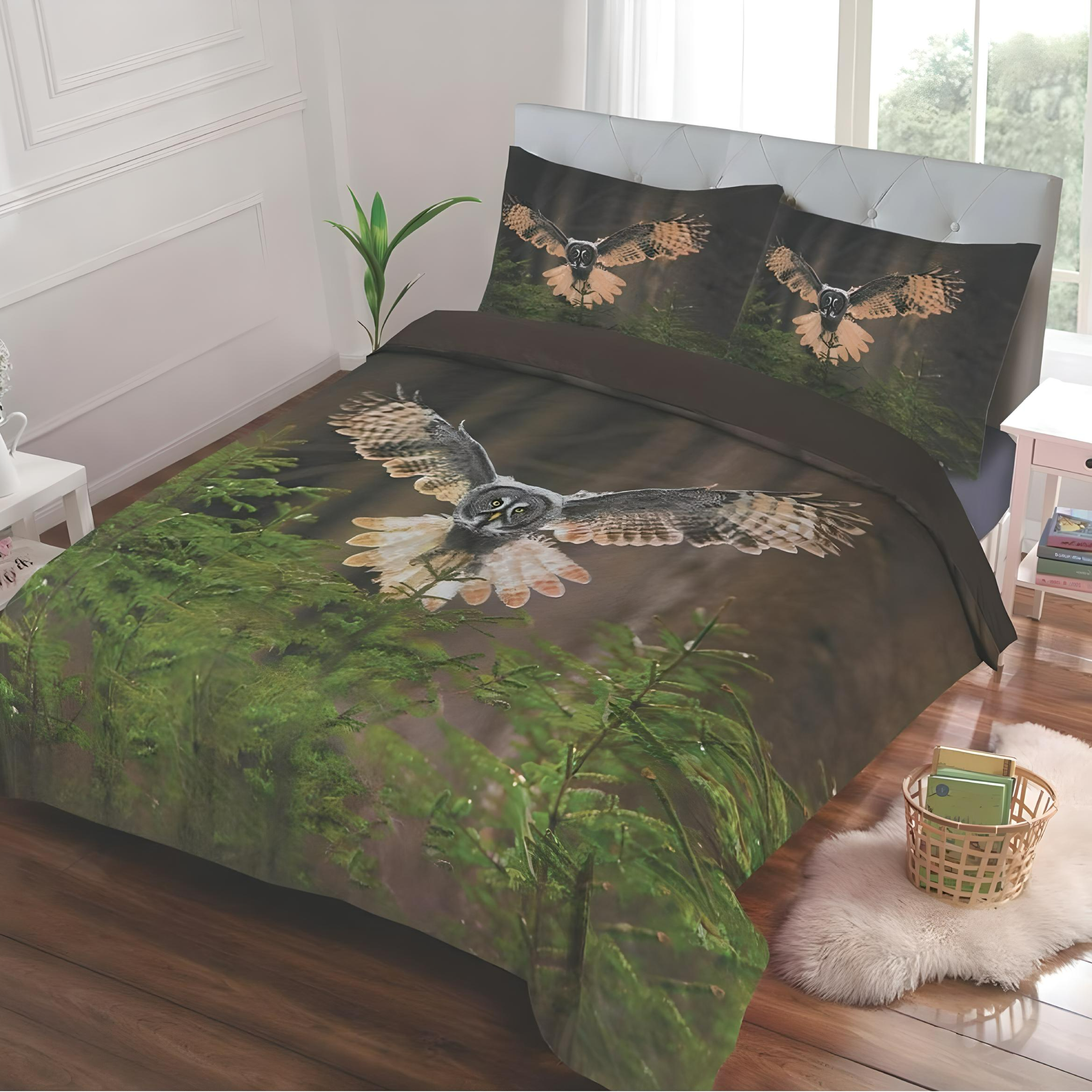 Dekbedovertrek Vliegende Uil