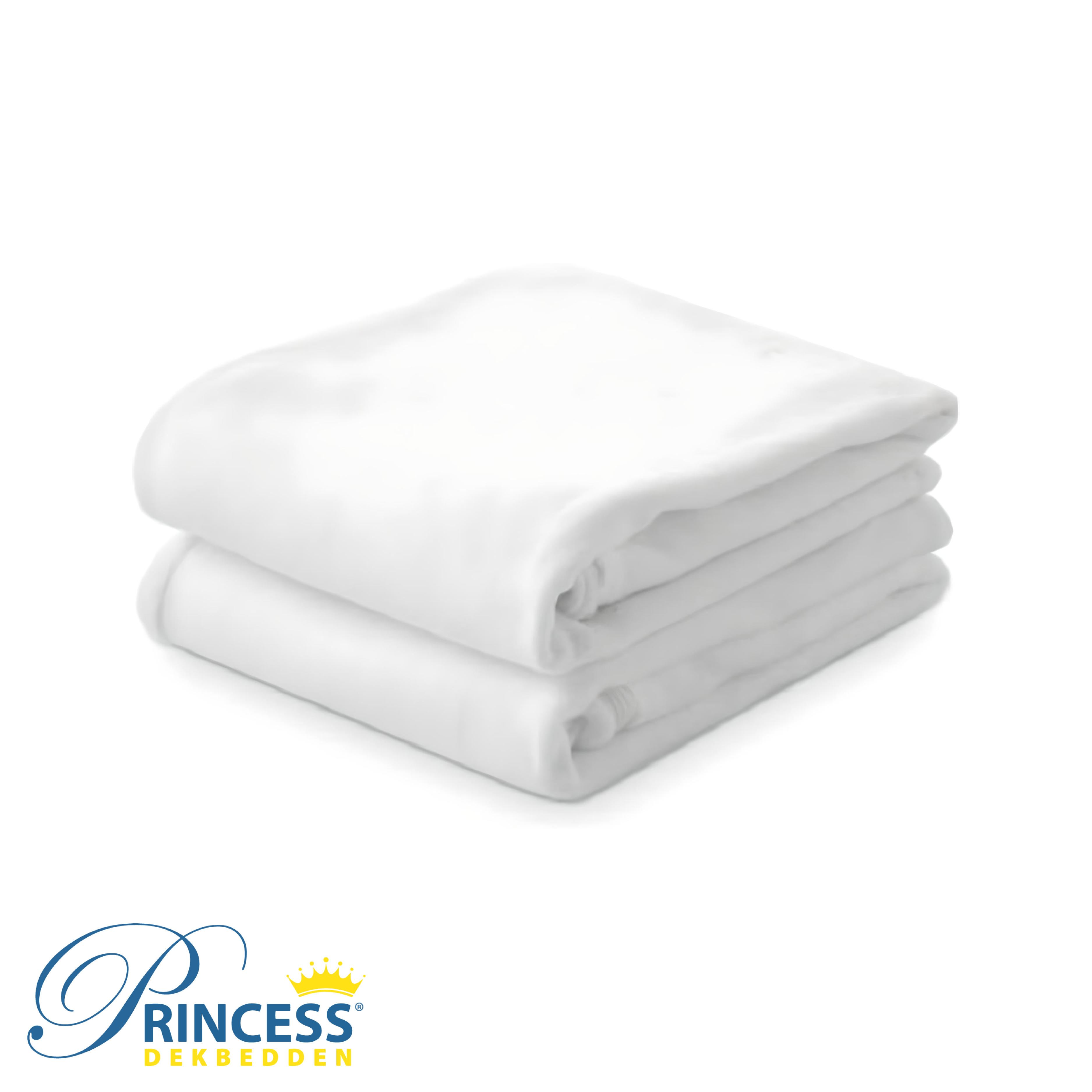 Molton Kussenbeschermers Wit Set van 2 Stuks