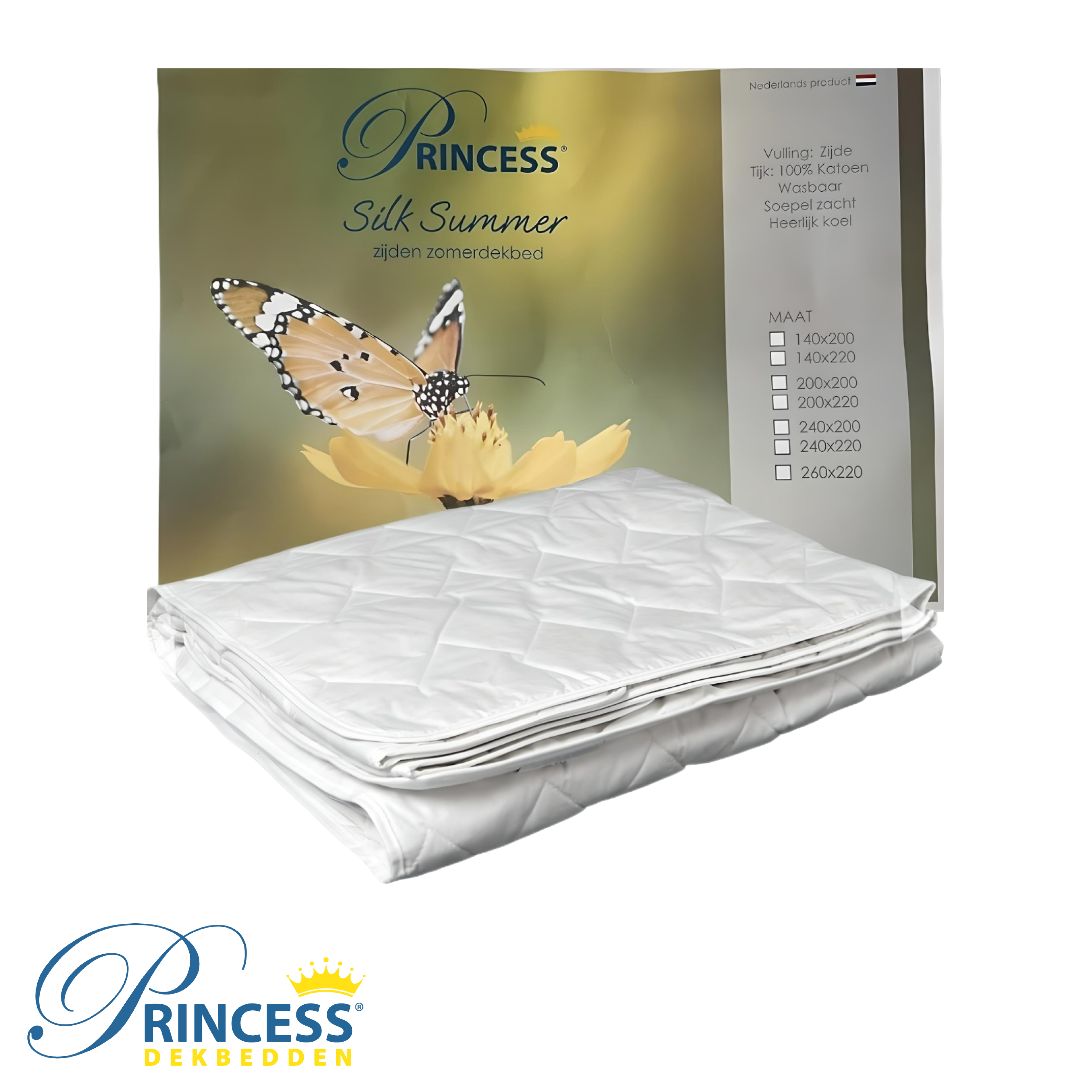 Princess Zijden Zomerdekbed Silk Summer