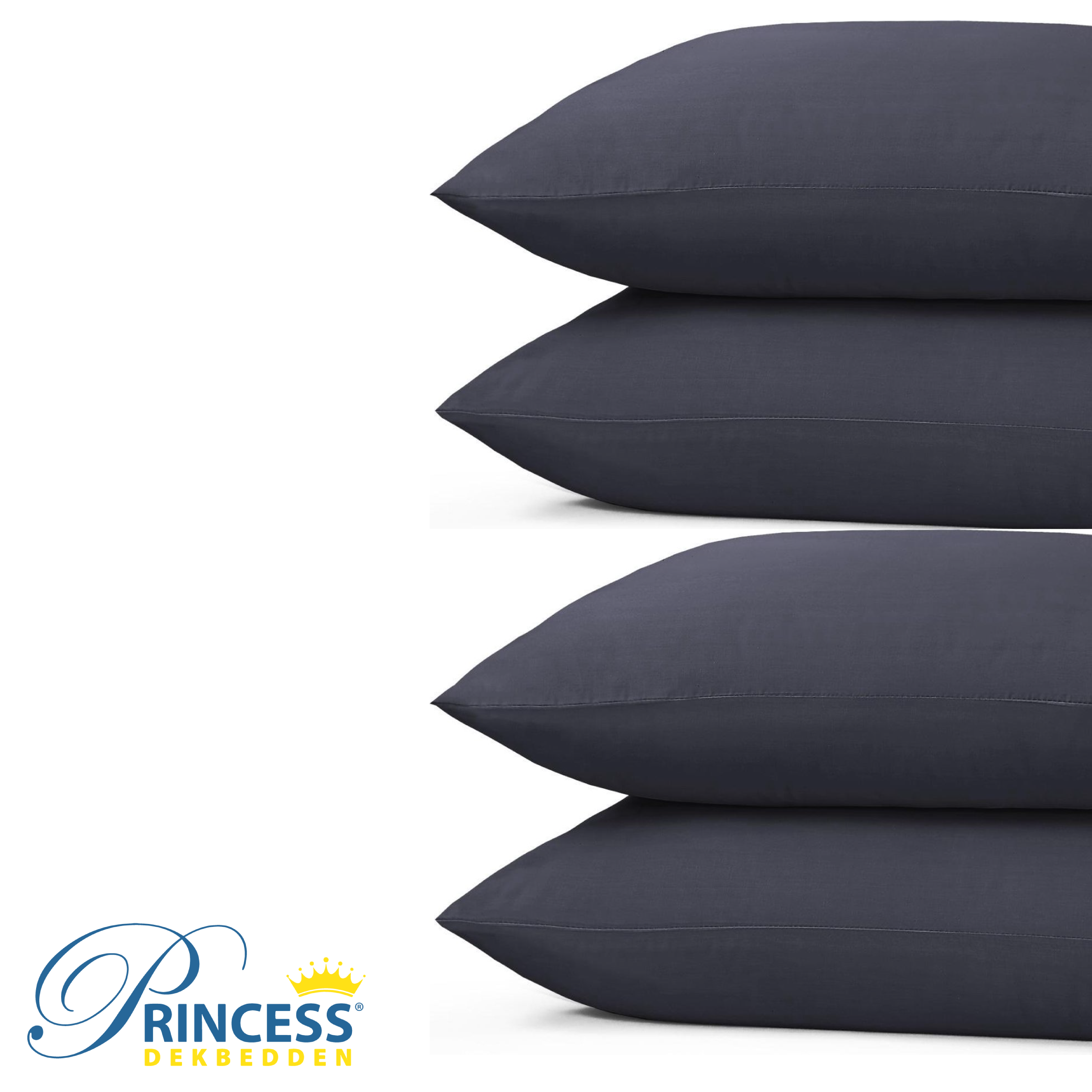 Princess Line Kussenslopen (set van 4 stuks)