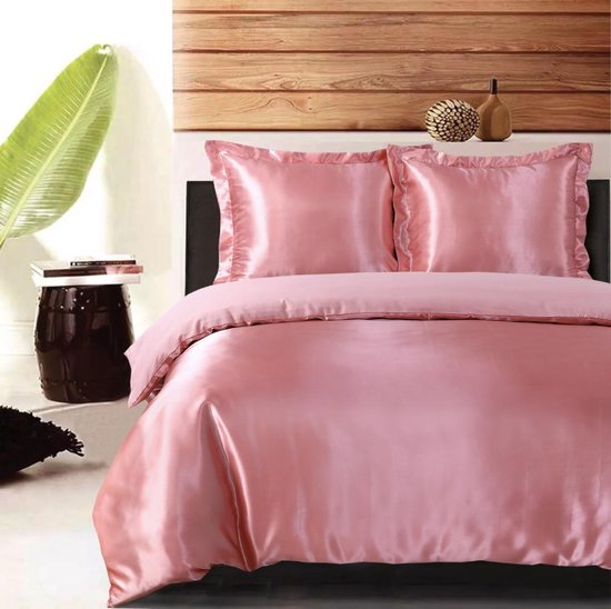 Princessdekbedovertrek Glans Satijn +2 kussenslopen
