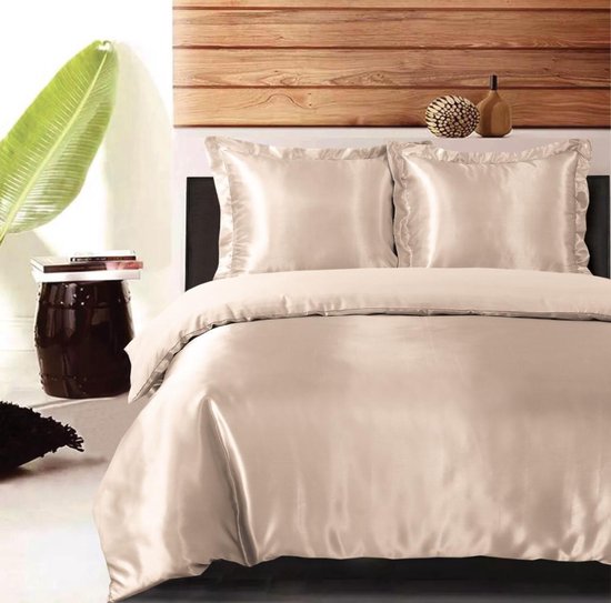 Princessdekbedovertrek Glans Satijn +2 kussenslopen