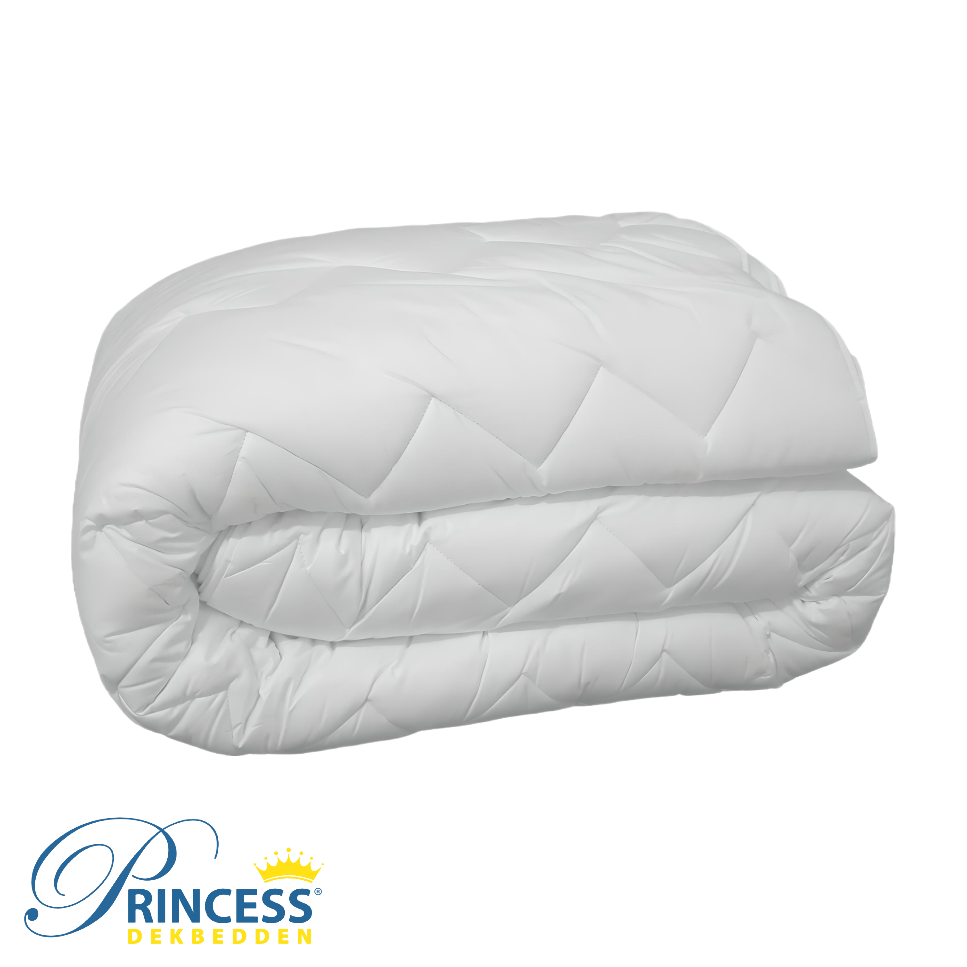 Ultra Soft 4-seizoenen Princessdekbed Anti Allergie Wit