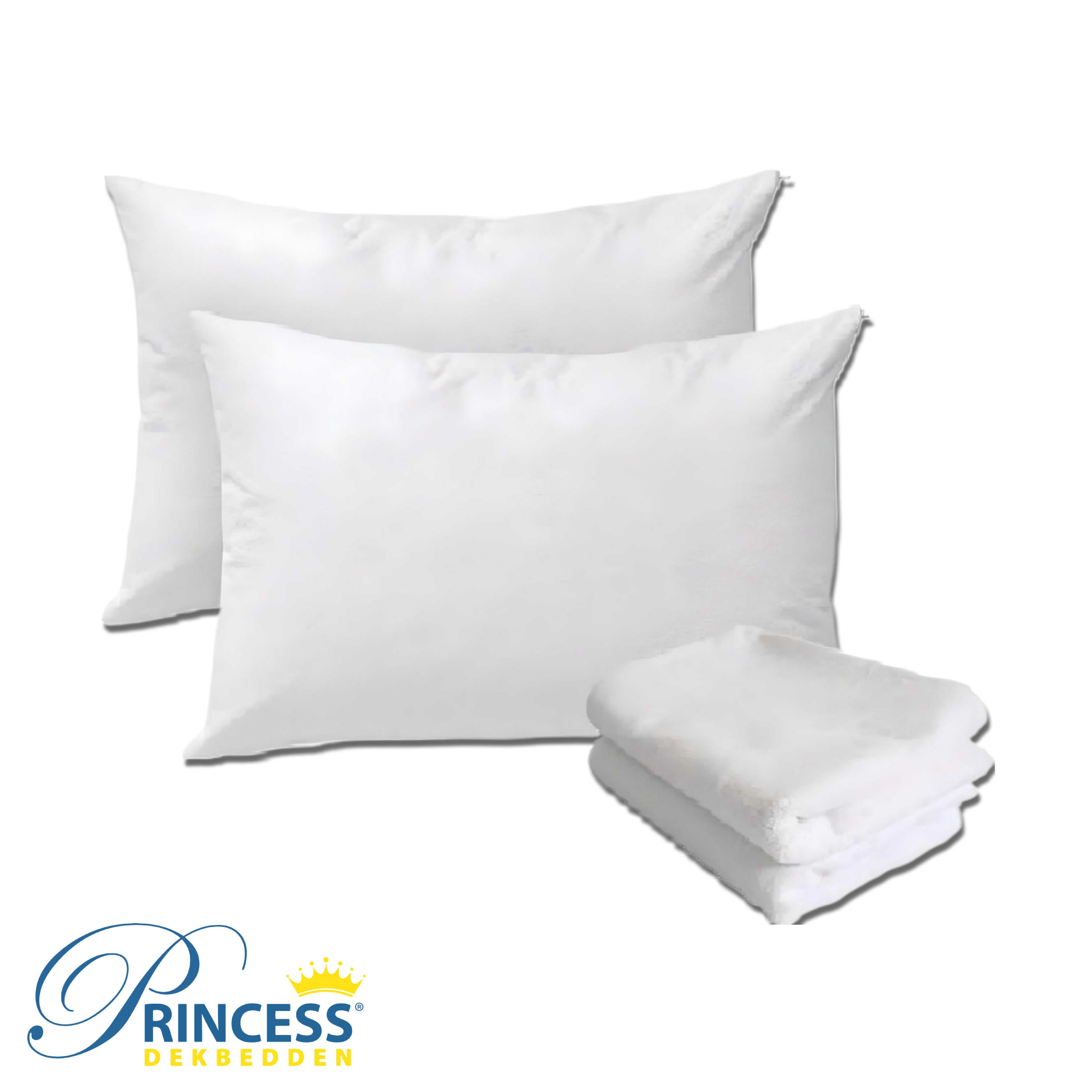 Waterdicht Kussenbeschermer Molton Set van 2 Stuks