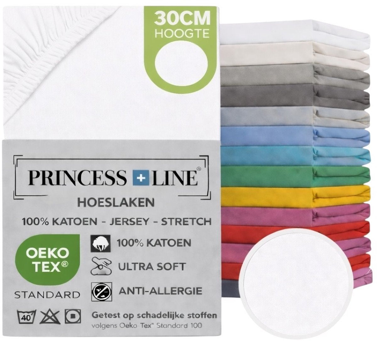 Princess Line - Comfortabel Ultra Soft Hoeslaken Wit