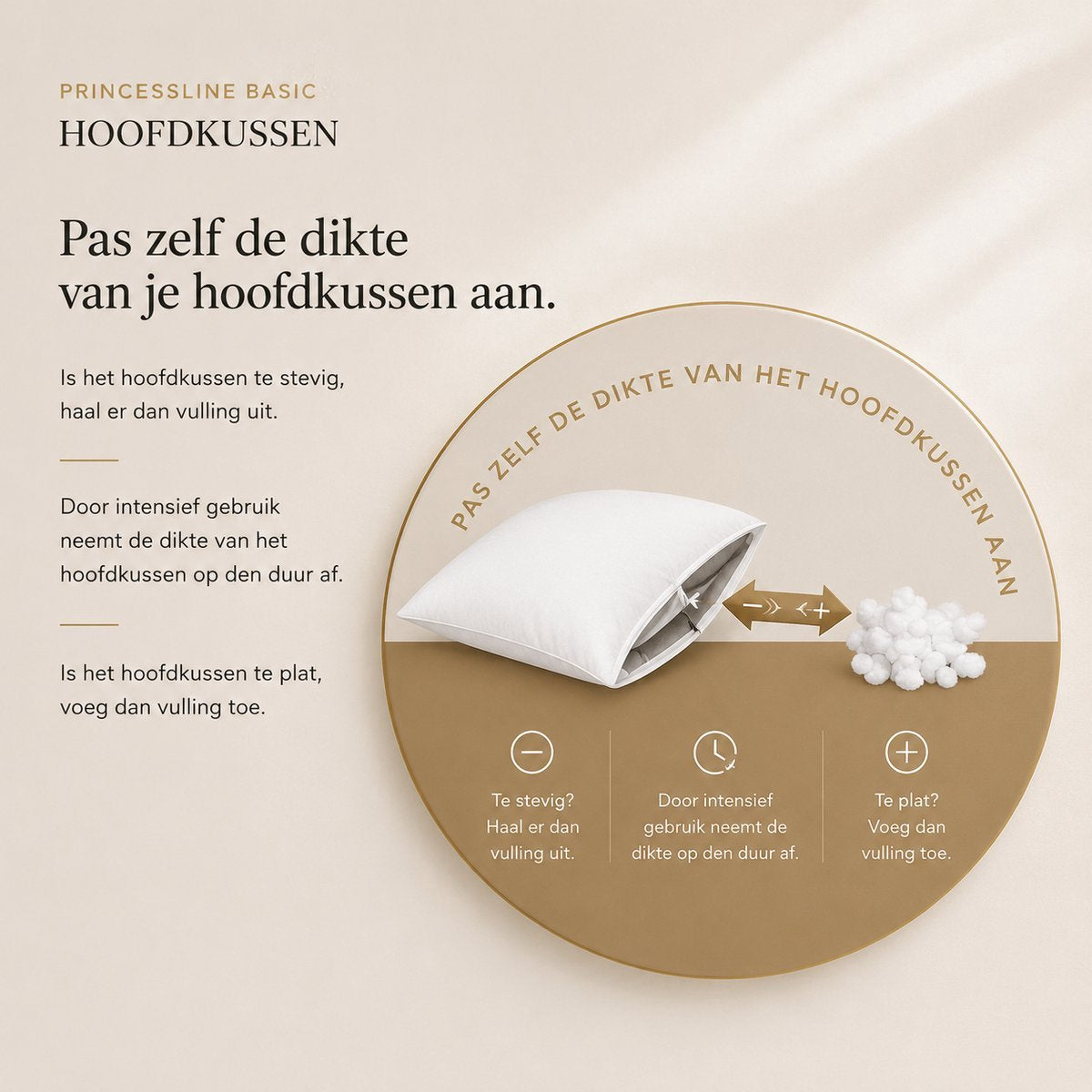 Princess Line Basic Hoofdkussen